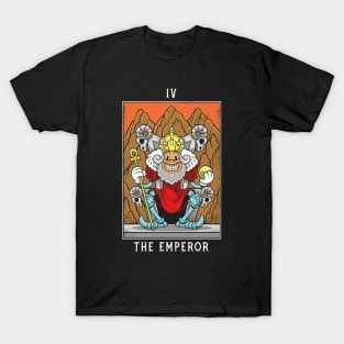 Emperor - Mystical Medleys - Vintage Rubber Hose Cartoon Tarot T-Shirt